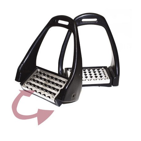 Estribo Ingles Fibra Ajustable Grand Prix