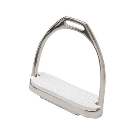 Estribo Ingles Inox Con Taco 12cm