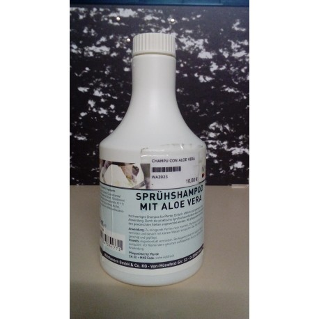 Champô spray com aloe vera