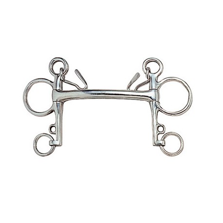 Bocado Pelham Recto Inox