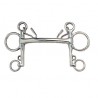 Bocado Pelham recto inox.