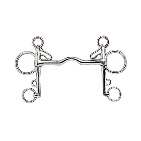 Bocado Pelham Puente Inox
