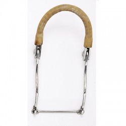 Bocado Hackmore inox. muserola goma