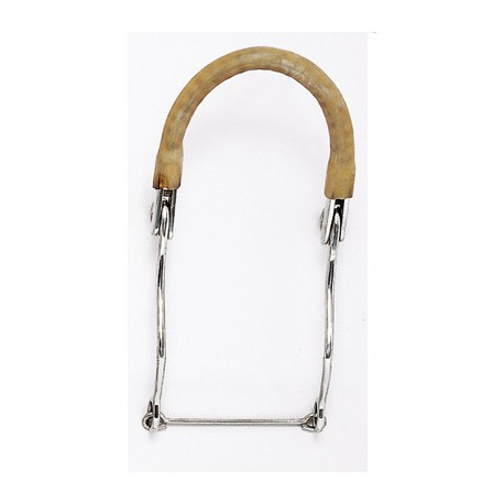 Bocado Hackamore Inox Goma