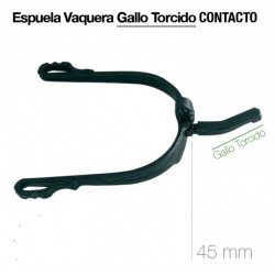 Espuela vaquera gallo torcido contacto