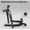 Espuela vaquera g/curvo pavonada