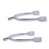 Espuela Stubben inglesa inox. Caballero s/ruleta (gallo 20mm)