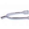 Espuela Stubben inglesa inox. Caballero s/ruleta (gallo 20mm)