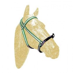 Cabezada serreta nylon 1 pilar s/forrar