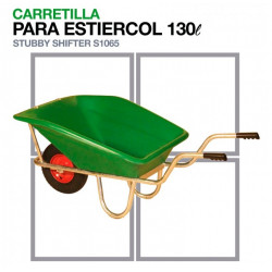 CARRETILLA PARA ESTIERCOL S1065 CAPACIDAD 130L