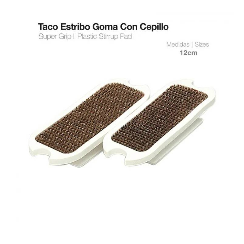 Taco Estribo Goma Con Cepillo