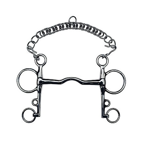 Bocado Pelham inox.