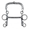 Bocado Pelham inox. curvo