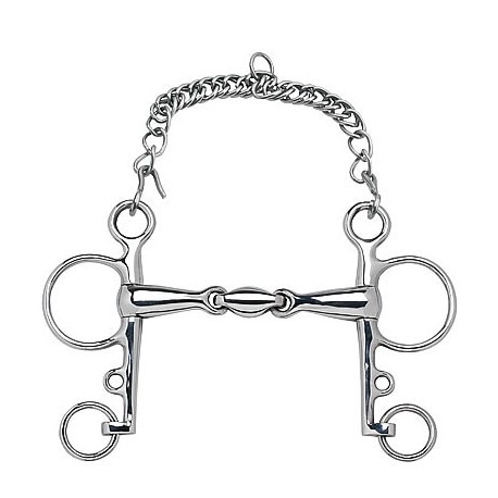 Bocado Pelham 3 piezas "Anatomic"