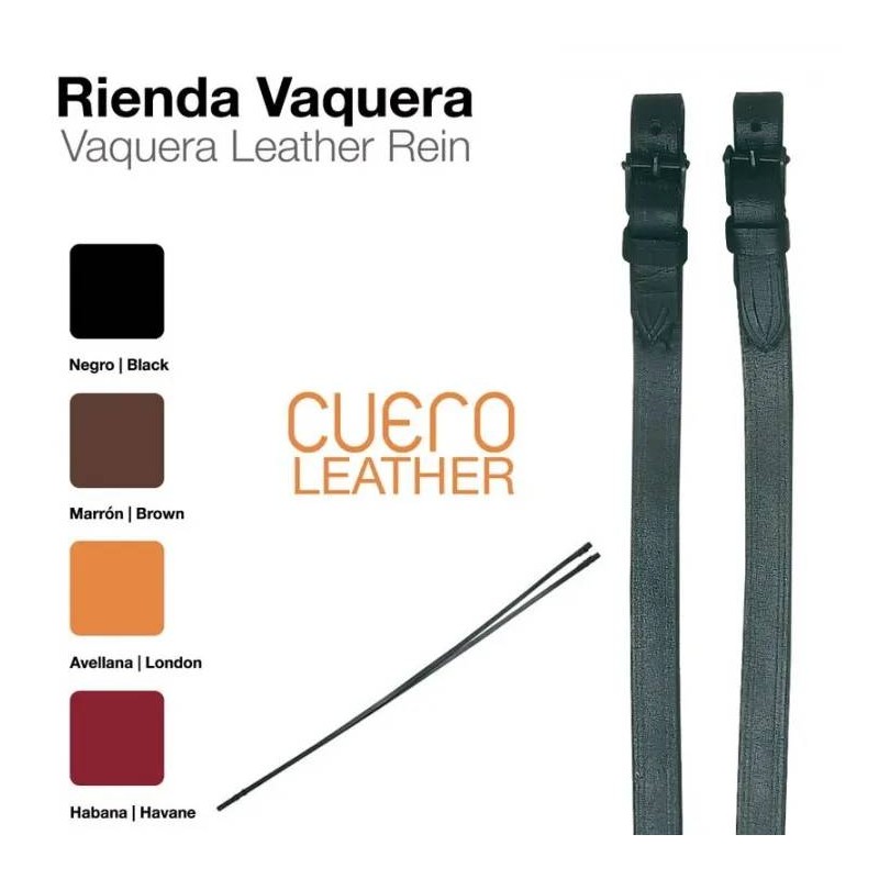 Riendas Vaqueras Cuero