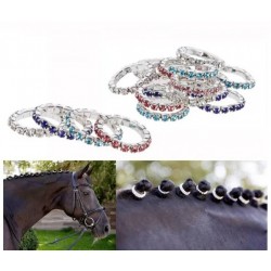 Gomas Para Crines Cristal Colores