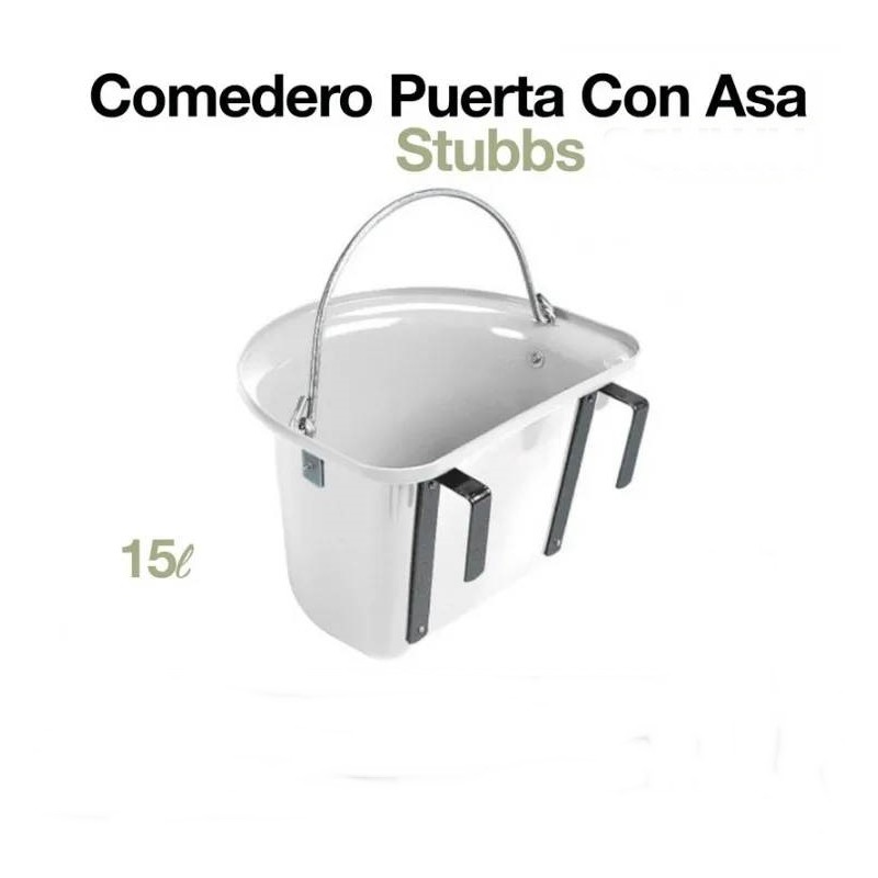 Comedero de puerta c/asa y ganchos STUBBS
