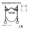 Bocado vaquero barra curva