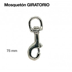 Mosqueton Giratorio 75mm
