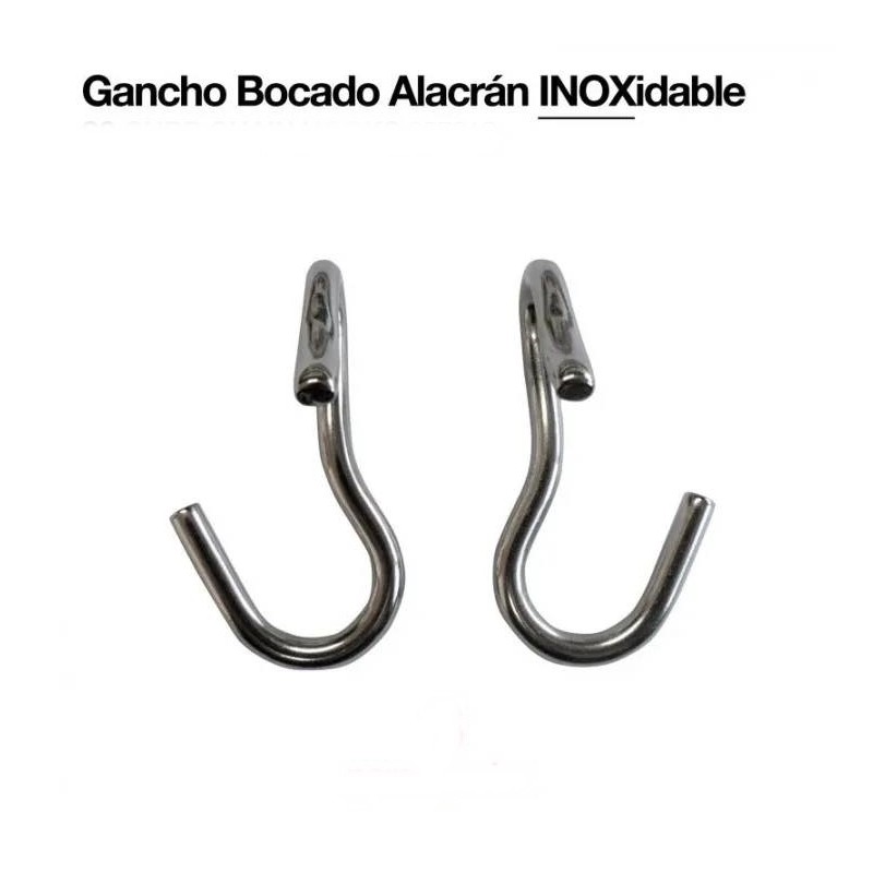 Ganchos Bocado Alacrán Inoxidable