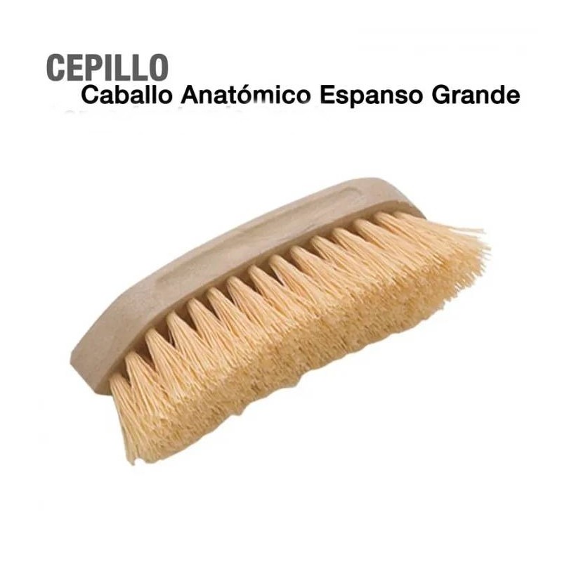 Cepillo anatómico caballo espanso grande