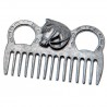 Peine Aluminio Adorno Cabeza Caballo