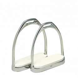 Estribo Inglés Zaldi Inoxidable Con Taco