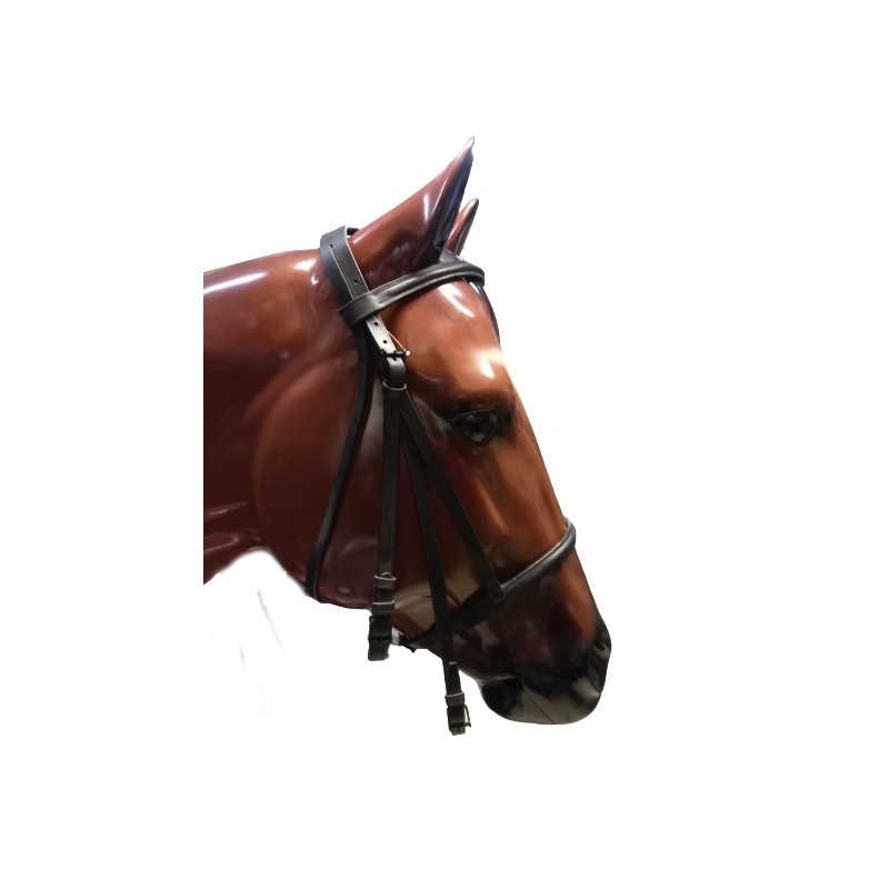 Cabezada Doble Rienda Hebillaje Vaquero