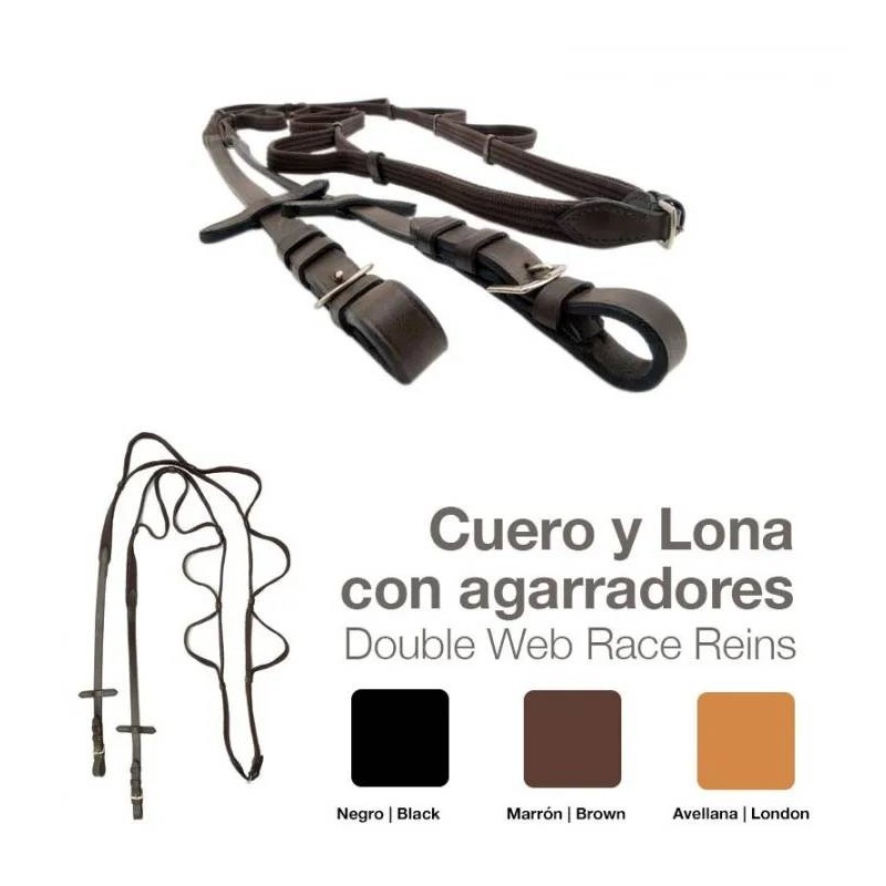 Rienda Cuero/Lona