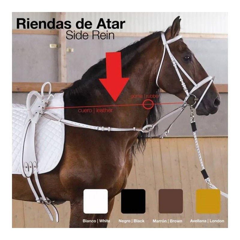 Riendas Atar Cuero