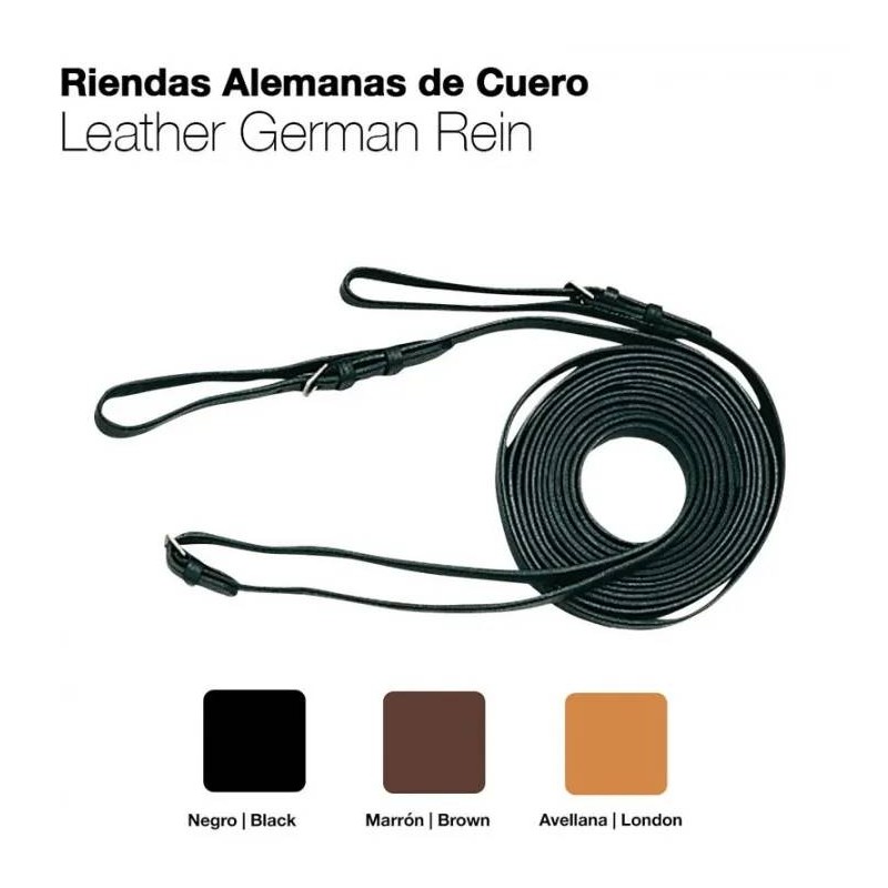 Riendas Alemanas Cuero