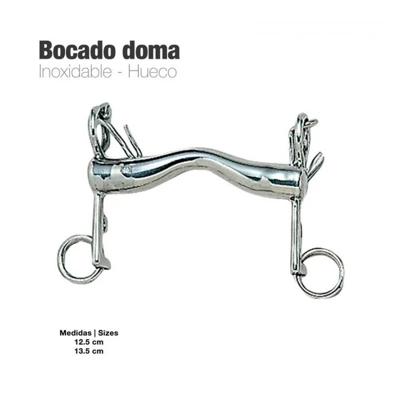 Bocado Doma Inox Hueco