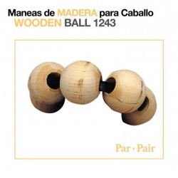 Maneas De Madera Para Caballo (Par)