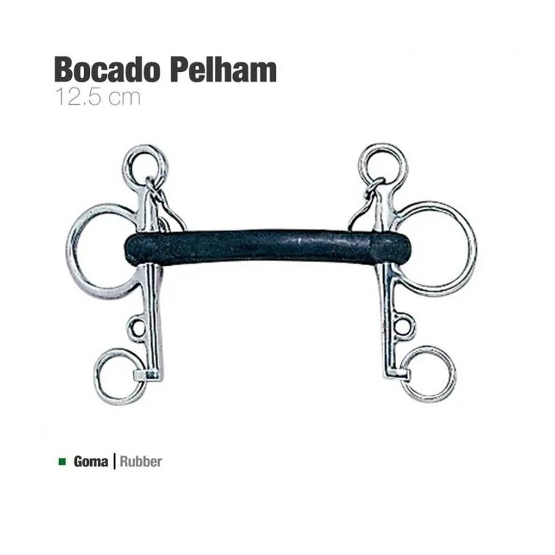 Bocado Pelham Goma Eco