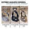 Estribo Vaquero-Español Inox