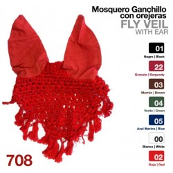 Mosquero Ganchillo Con Orejeras
