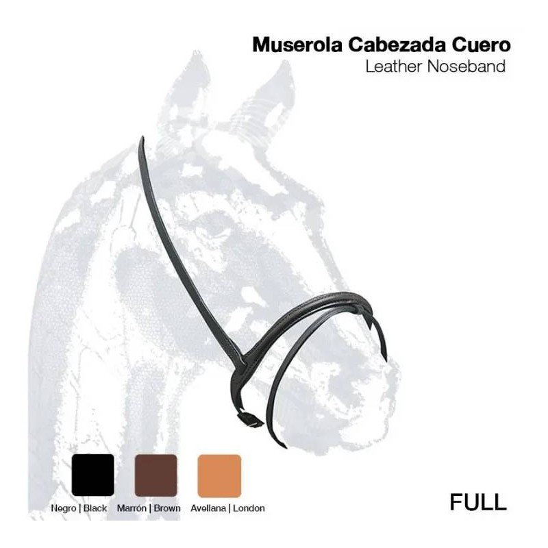 Muserola Cabezada Cuero