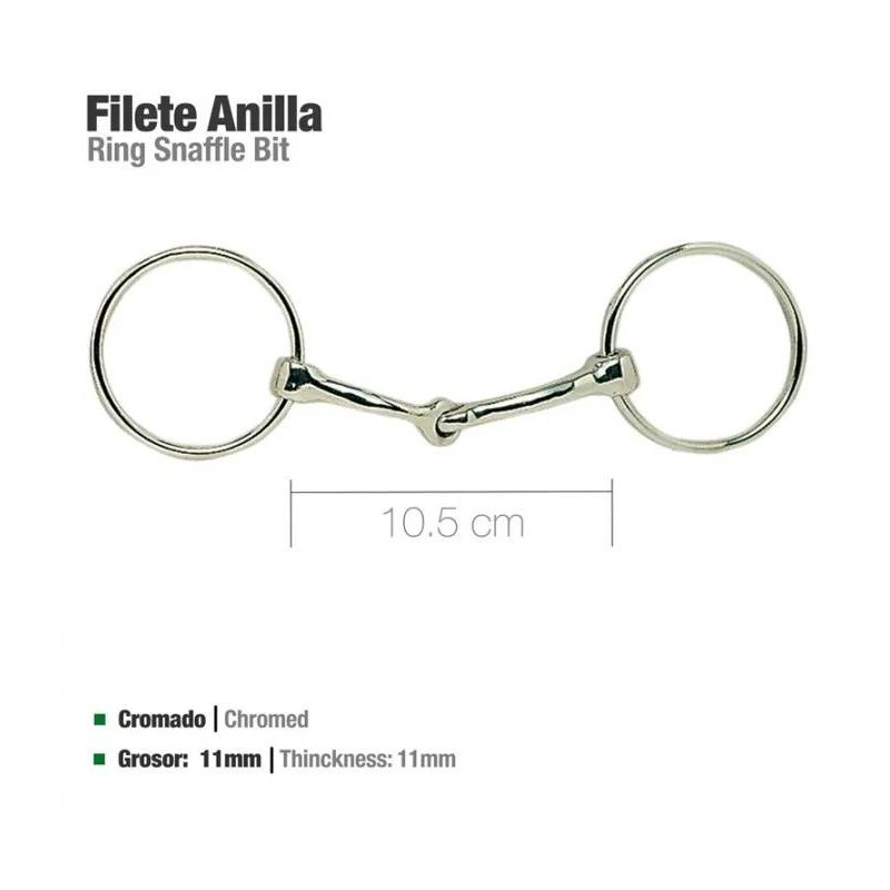 Filete anillas Cromado Pony