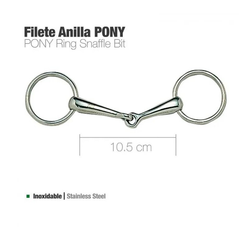Filete anillas inox. pony