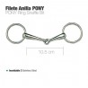 Filete anillas inox. pony