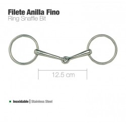 Filete anillas inox. con embocadura