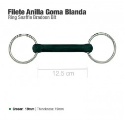 Filete anilla inox.embocadura goma
