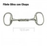 Filete oliva inox. con embocadura