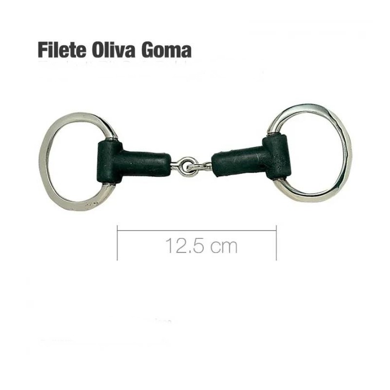 Filete Oliva Inox Goma Partido