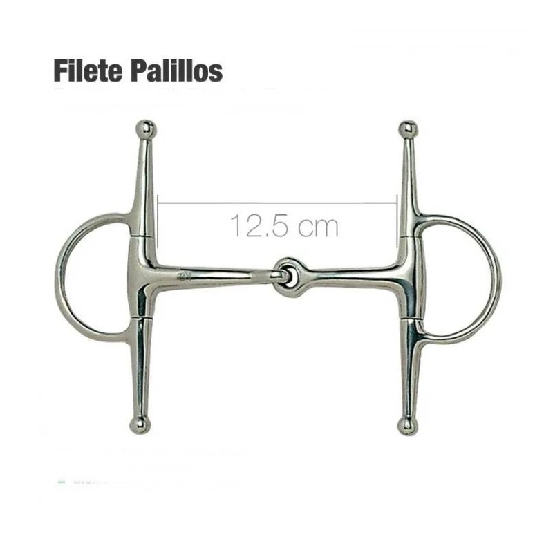 Filete palillos inox. embocadura