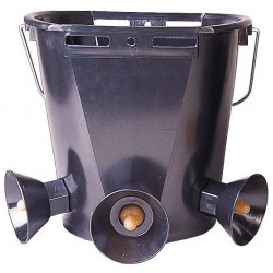 Cubo Lactancia Para Corderos 3 Tetinas 8 L