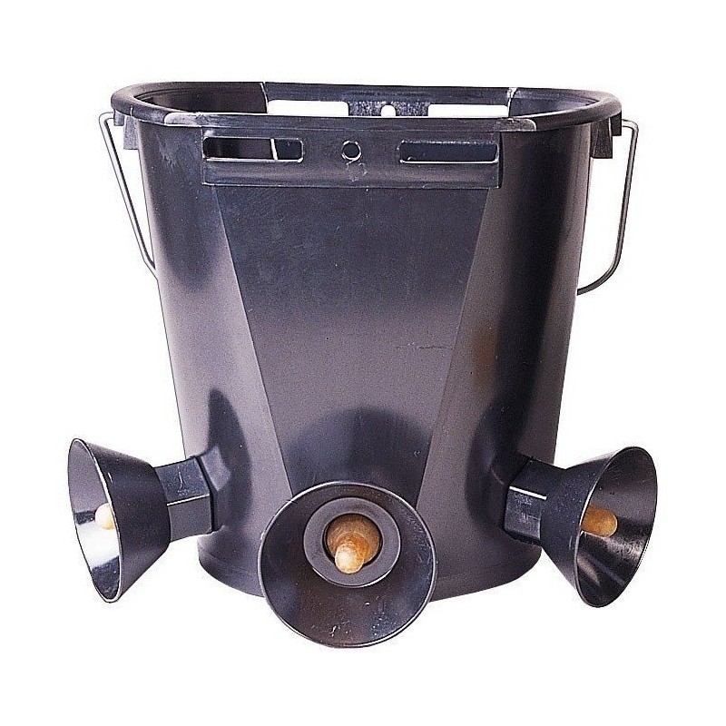 Cubo Lactancia Para Corderos 3 Tetinas 8 L