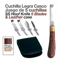 Legra Cascos Juego De 5 Cuchillas