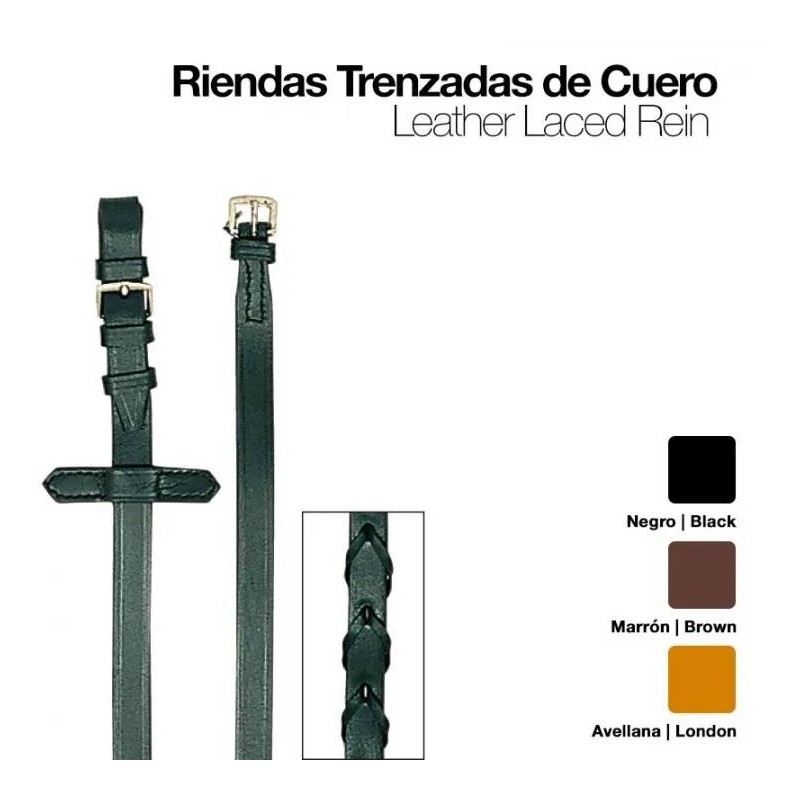 Riendas Trenzadas Cuero