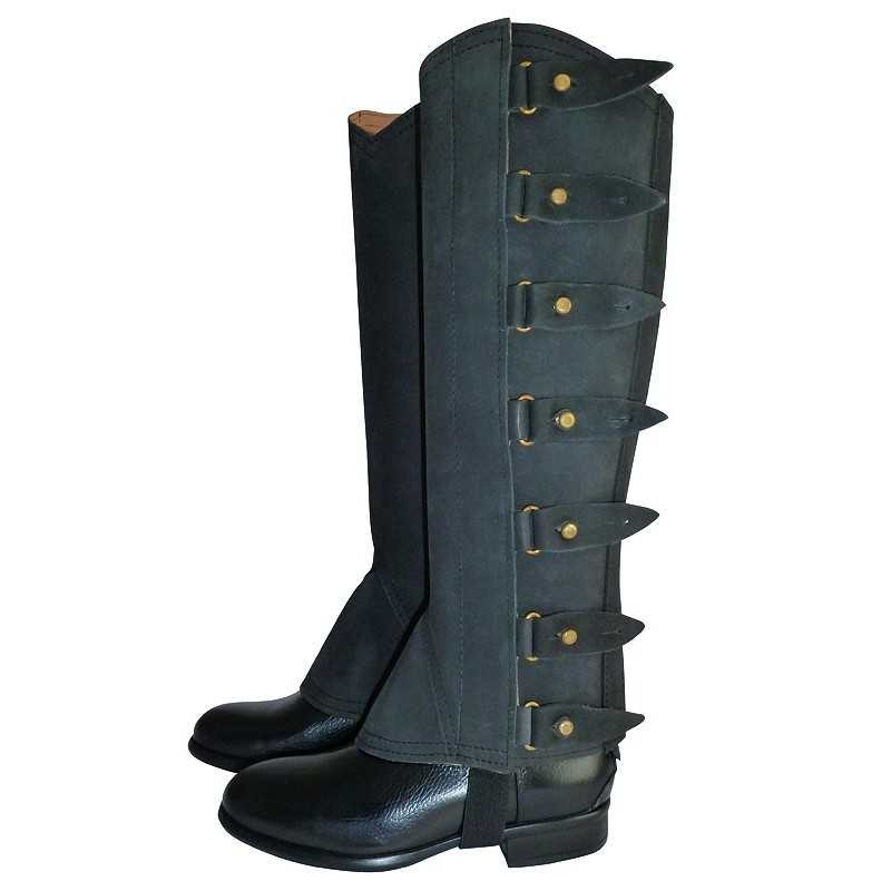 Polainas Cuero Modelo Portugues